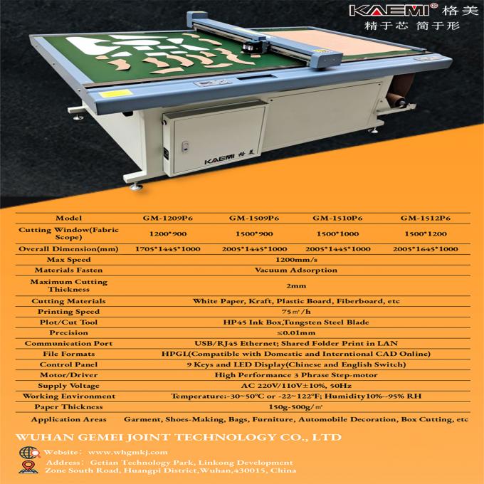 Μηχανή μετρητή μετρητών CAD για υποδήματα, τσάντες, ρούχα, ύφασμα, χαρτί 2